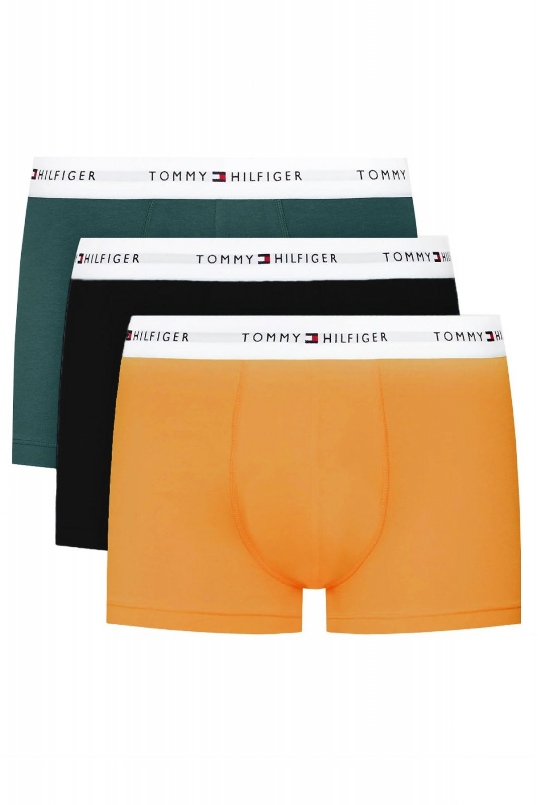 Tripack boxers coton stretch Tommy Hilfiger 0VH Mid Turq/Orange Thunder/Des Sky UM0UM02761