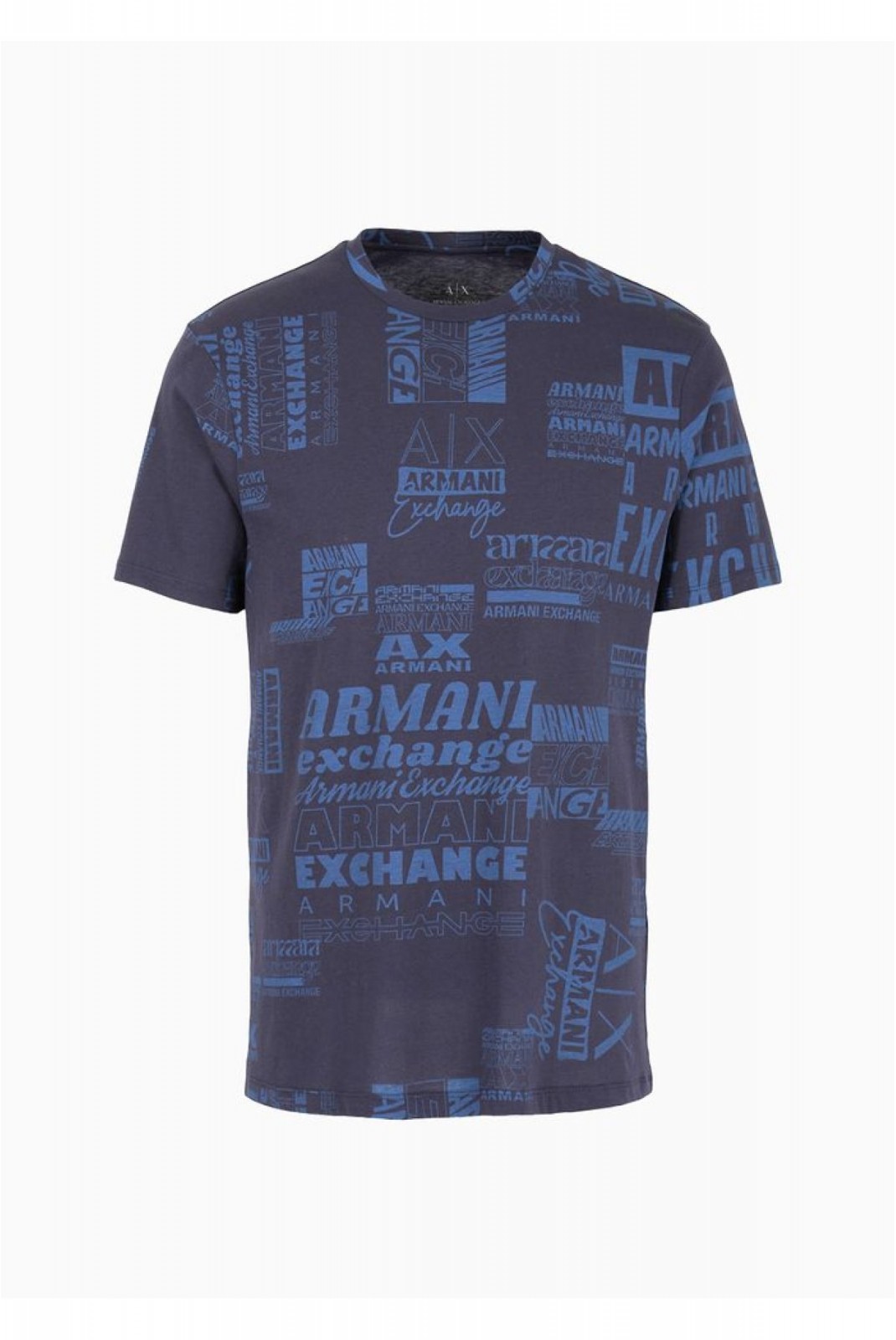 TShirt MC coton logo print Armani exchange 75AG Night Sky Lettering 3DZTHW ZJ8EZ