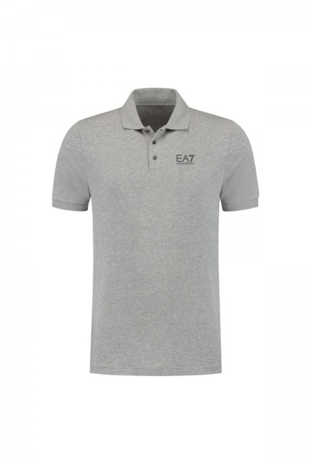 Polo MC coton stretch Ea7 3905 Med.Grey Mel 3DPF16 PJ03Z