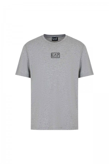 TShirt coton logo printé Ea7 3905 Med.Grey Mel 3DPT05 PJ02Z