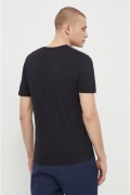 TShirt coton logo printé Ea7 1200 Black 3DPT39 PJTJZ