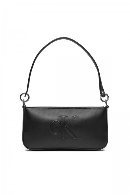 Sac baguette monogramme Calvin klein BEH Black K60K612725