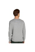 Pull coton piqué Calvin klein PKH Mid Grey Heather K10K113410