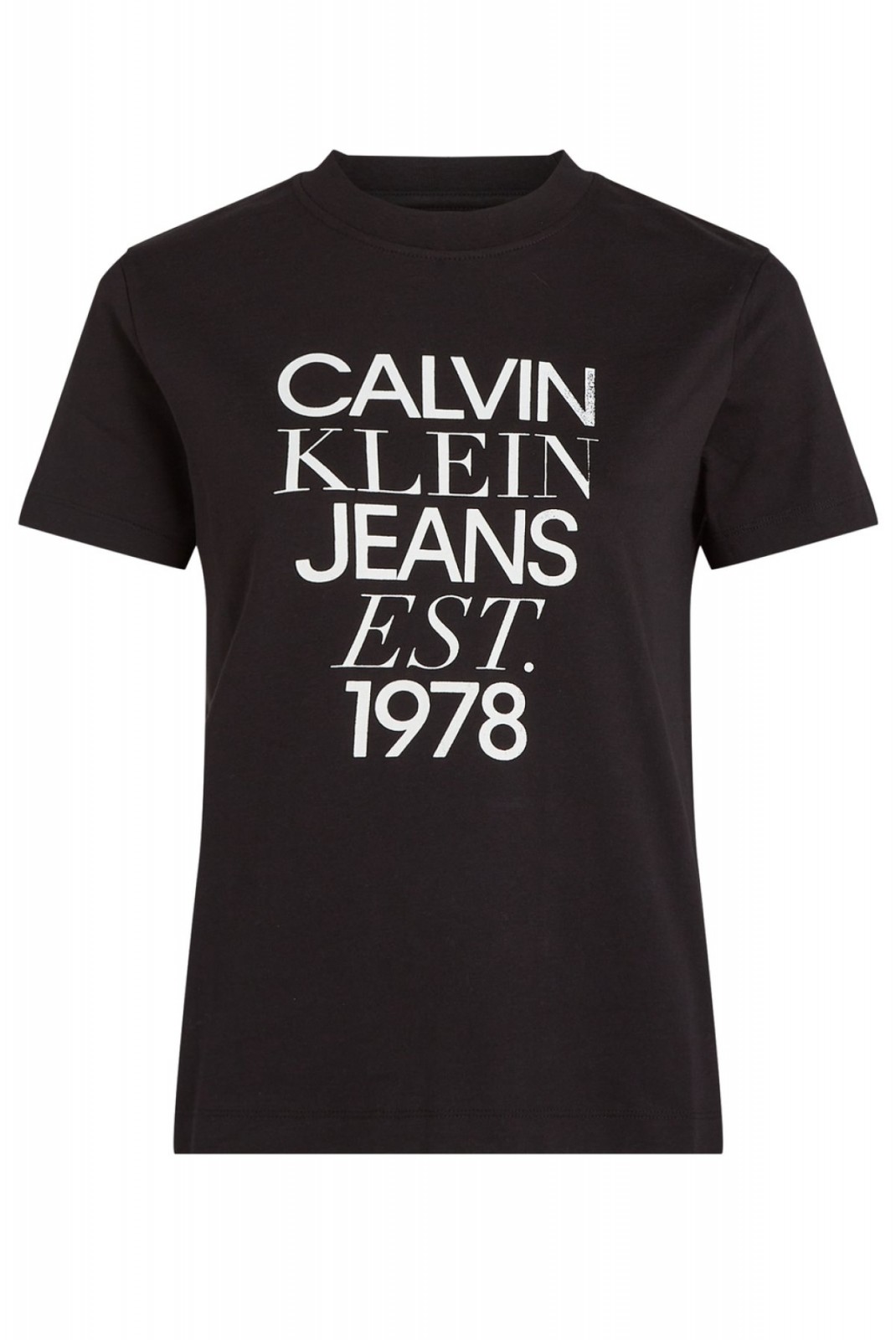 TShirt MC coton impression logo Calvin klein BEH Ck Black J20J224910