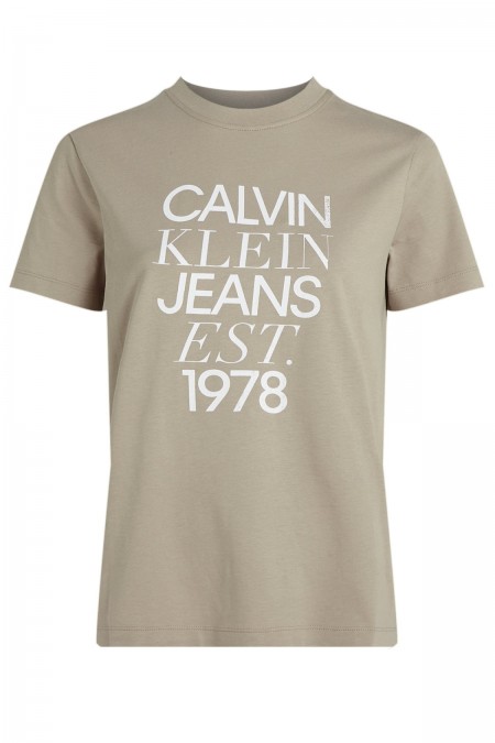 TShirt MC coton impression logo Calvin klein PCF Goat J20J224910