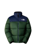 Doudoune bicolore Nuptse 700 The North Face Blue/ Dark Green NF0A3C8DOAS1