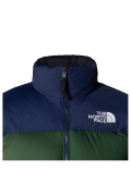 Doudoune bicolore Nuptse 700 The North Face Blue/ Dark Green NF0A3C8DOAS1