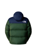 Doudoune bicolore Nuptse 700 The North Face Blue/ Dark Green NF0A3C8DOAS1