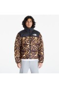 Doudoune imprimé à capuche The North Face Coal Brown Wtrdstp/Black NF0A3C8DOS31