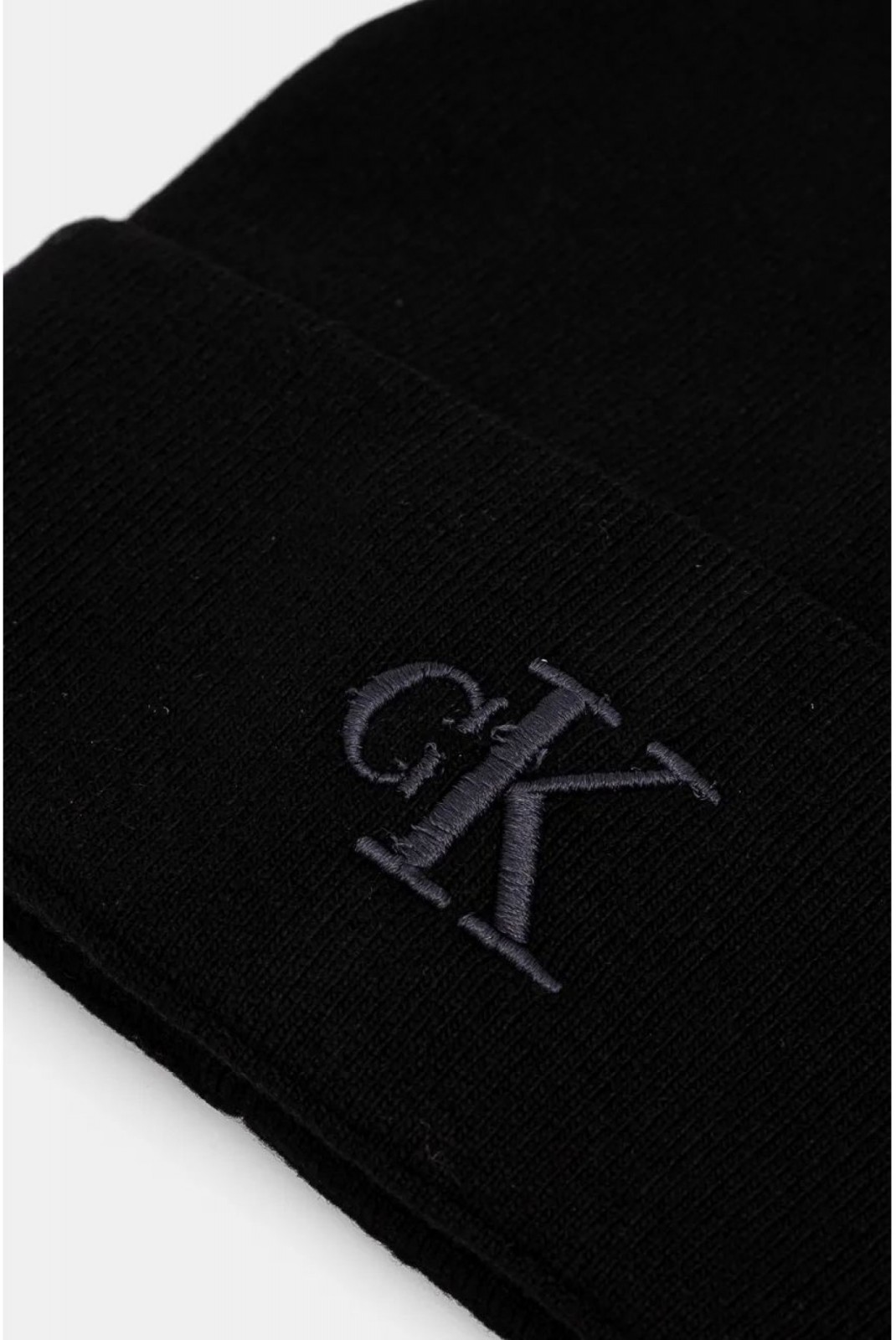 Bonnet logo brodé Calvin klein BEH Black K50K512461