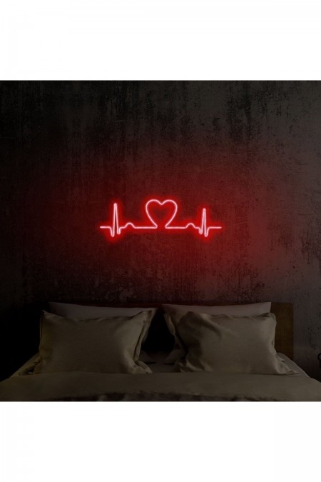 Décoration murale LED Love Rhythm  Wallity Red 395NGR1622