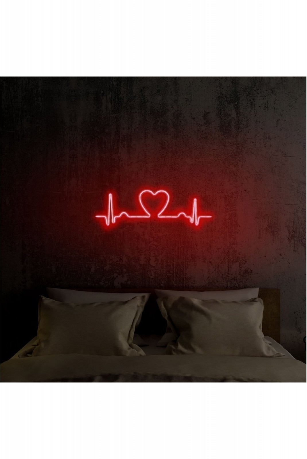 Décoration murale LED Love Rhythm  Wallity Red 395NGR1622