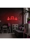 Décoration murale LED Love Rhythm  Wallity Red 395NGR1622