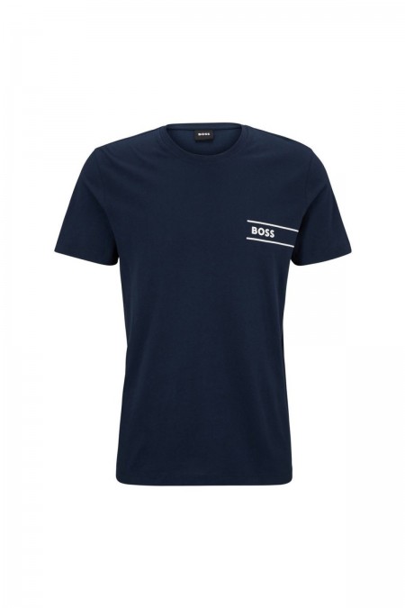 TShirt stretch logo Hugo boss 405 Dark Blue 50489442