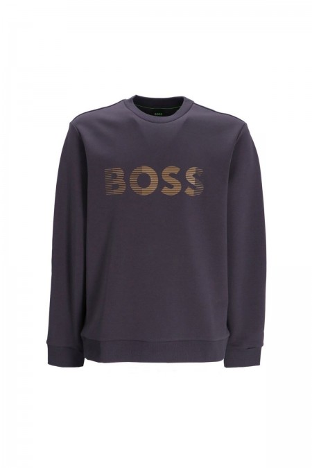 Sweat ML coton logo Hugo boss 027 Dark Grey 50493511