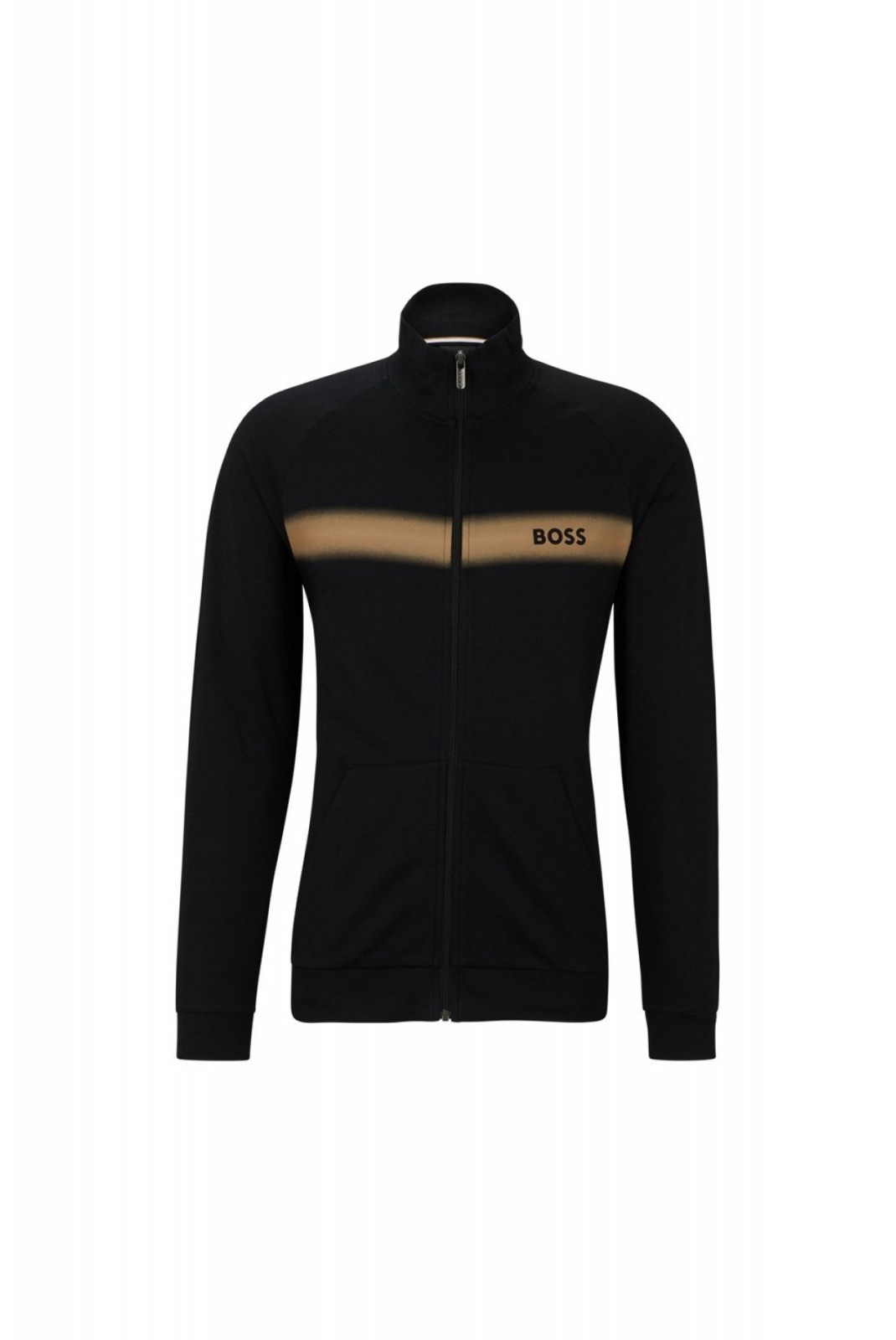 Sweat zippé ML coton stretch Hugo boss 001 Black 50503067