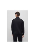 Sweat zippé ML coton stretch Hugo boss 001 Black 50503067