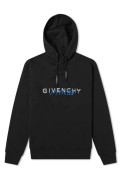 Sweat capuche print logo Givenchy 001 NOIR BMJ06U30AF