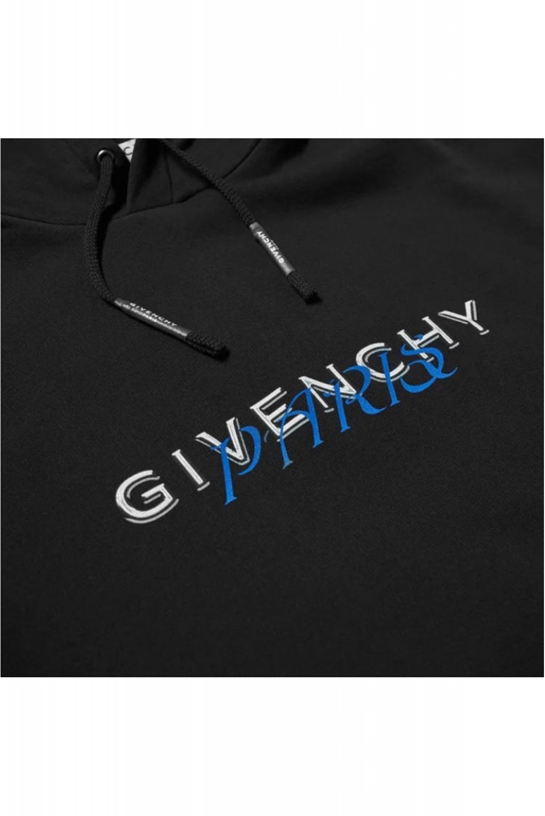 Sweat capuche print logo Givenchy 001 NOIR BMJ06U30AF