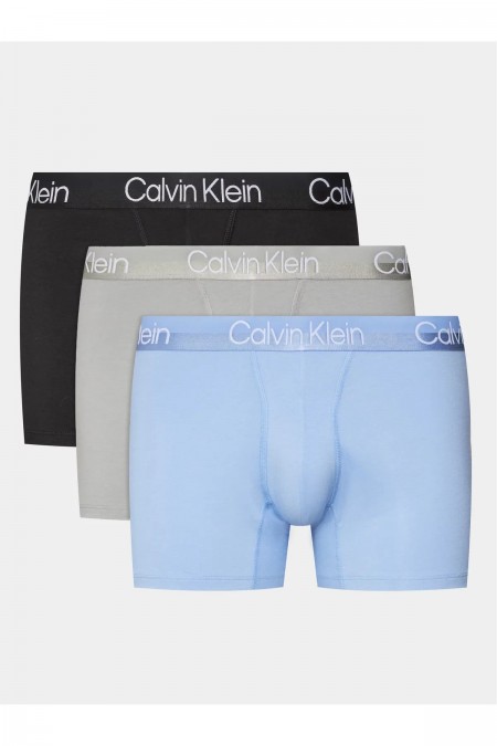 Tripack boxers coton stretch Calvin klein MCA GRIFFIN, BEL AIR BLUE, BLACK 000NB2970A