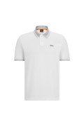 Polo MC coton Hugo boss 100 White 50499235 PeGlitchKnit 10252407 01