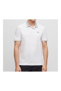 Polo MC coton Hugo boss 100 White 50499235 PeGlitchKnit 10252407 01