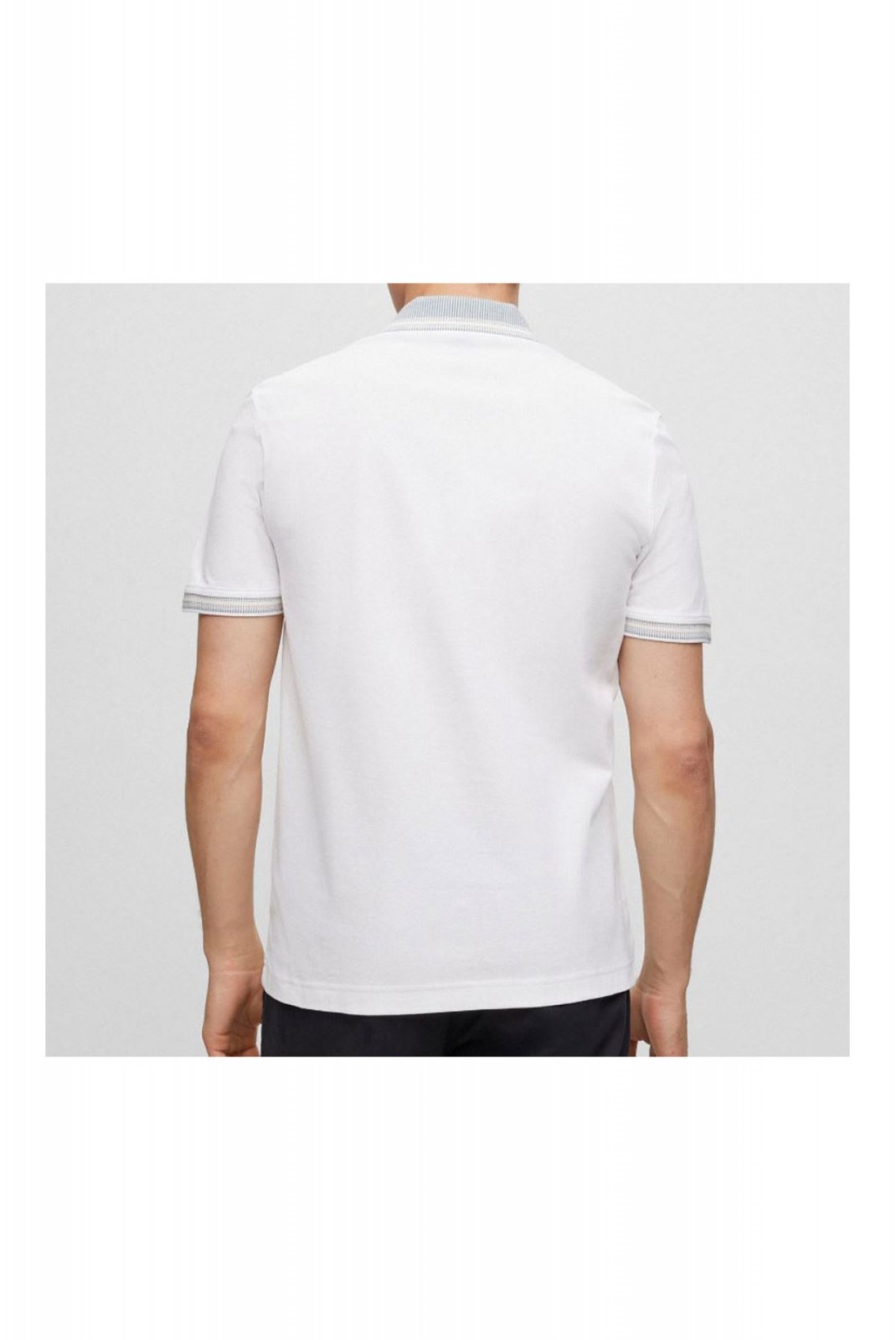 Polo MC coton Hugo boss 100 White 50499235 PeGlitchKnit 10252407 01