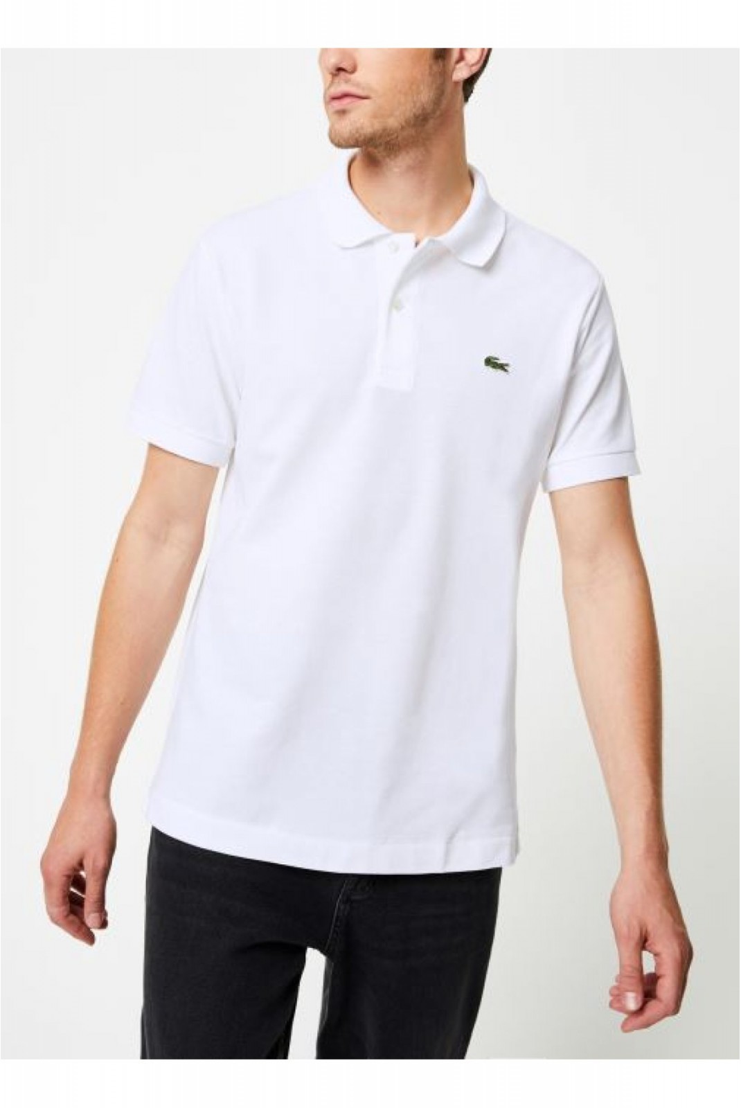 Polo MC 100% coton piqué Lacoste 001 WHITE  L.12.12