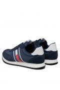 Sneakers basses bi matière Tommy Jeans C1G Dark Night Navy EM0EM01351