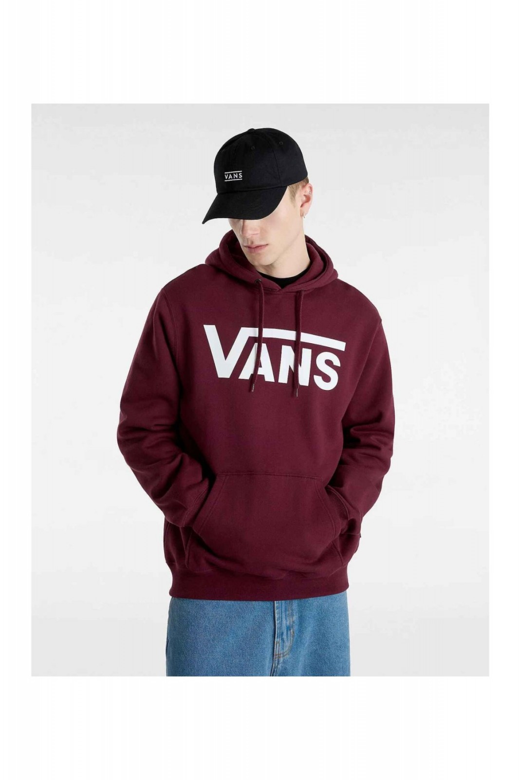 Hommes - Vans Classic Pullover Port Royale-S Vans  Bordeaux VN000HNXK1O1