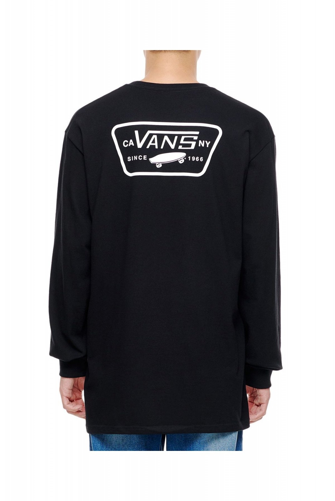 T-shirt noir à manches longues pour hommes Vans Full Patch Back-S Vans  Noir VN0A2XCMY281