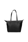 Sac cabas cuir PU Tommy Hilfiger BDS Black AW0AW16477