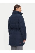 Doudoune capuche fausse fourrure amovible Tommy Jeans C1G Dark Night Navy DW0DW18821