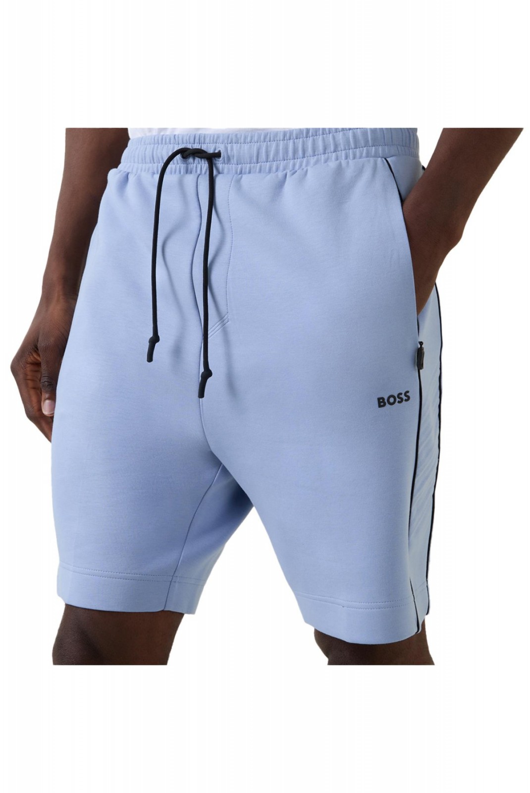 Short Headlo 1 100% coton Hugo boss 498 Open Blue 50518195