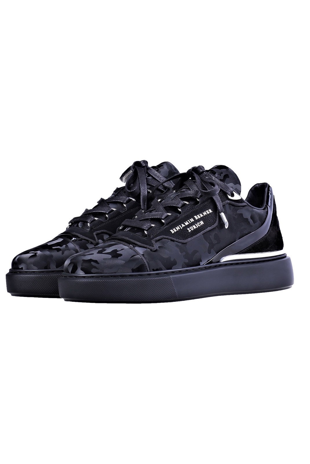 Sneakers - BENJAMIN BERNER - Black - BNJ0120_RAPHAEL_CAMOUFLAGE_BLACK