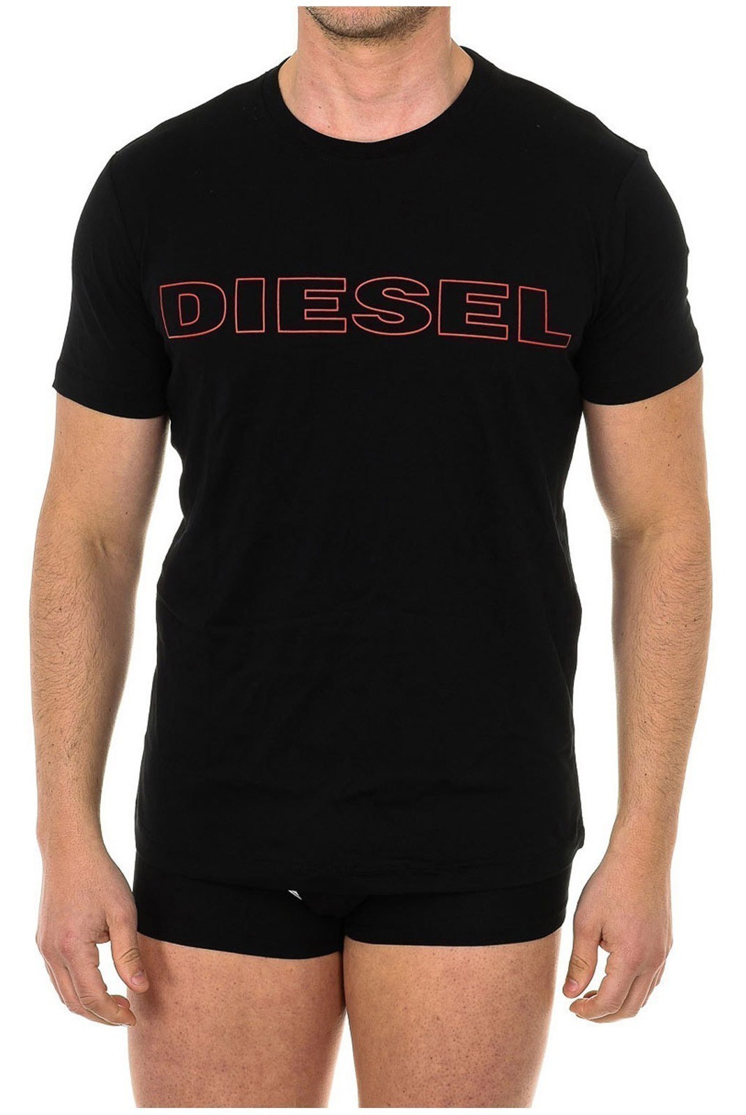 Pack 2 t-shirts - DIESEL - Noir-Blanc - A02117-0DARX-E0013