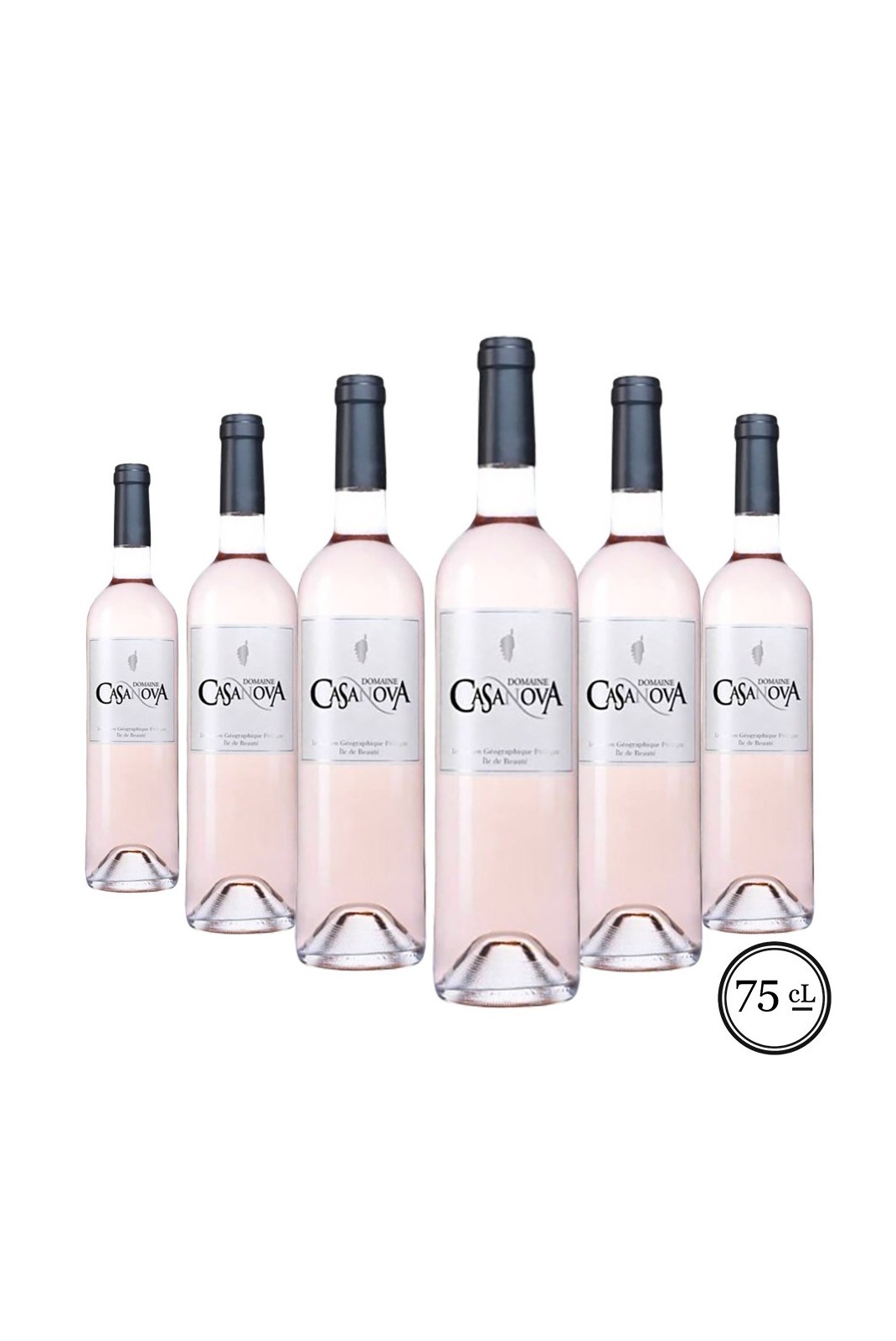 Domaine Casanova rosé Vignerons d'Aghione Ile de Beauté IGP - Rosé - NM - 0.75 L - x6