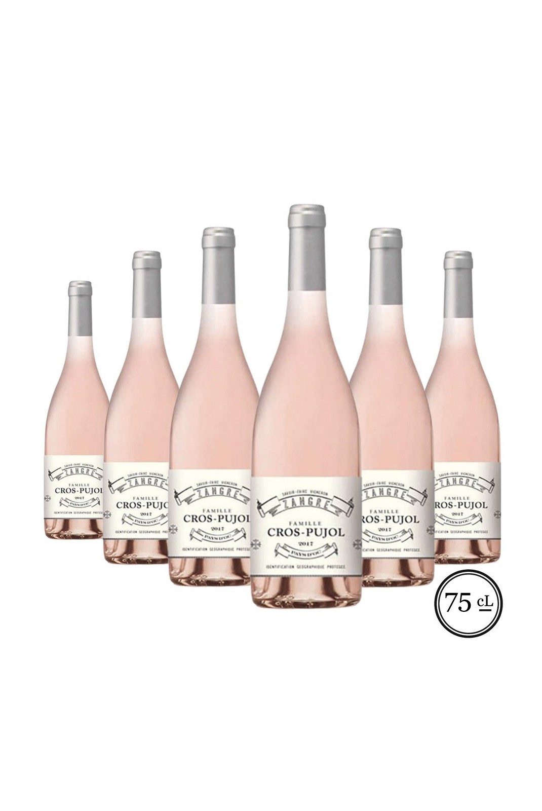 Villa Zangre rosé Cros Pujol Pays d'Oc IGP - Rosé - 2023 - 0.75 L - x6