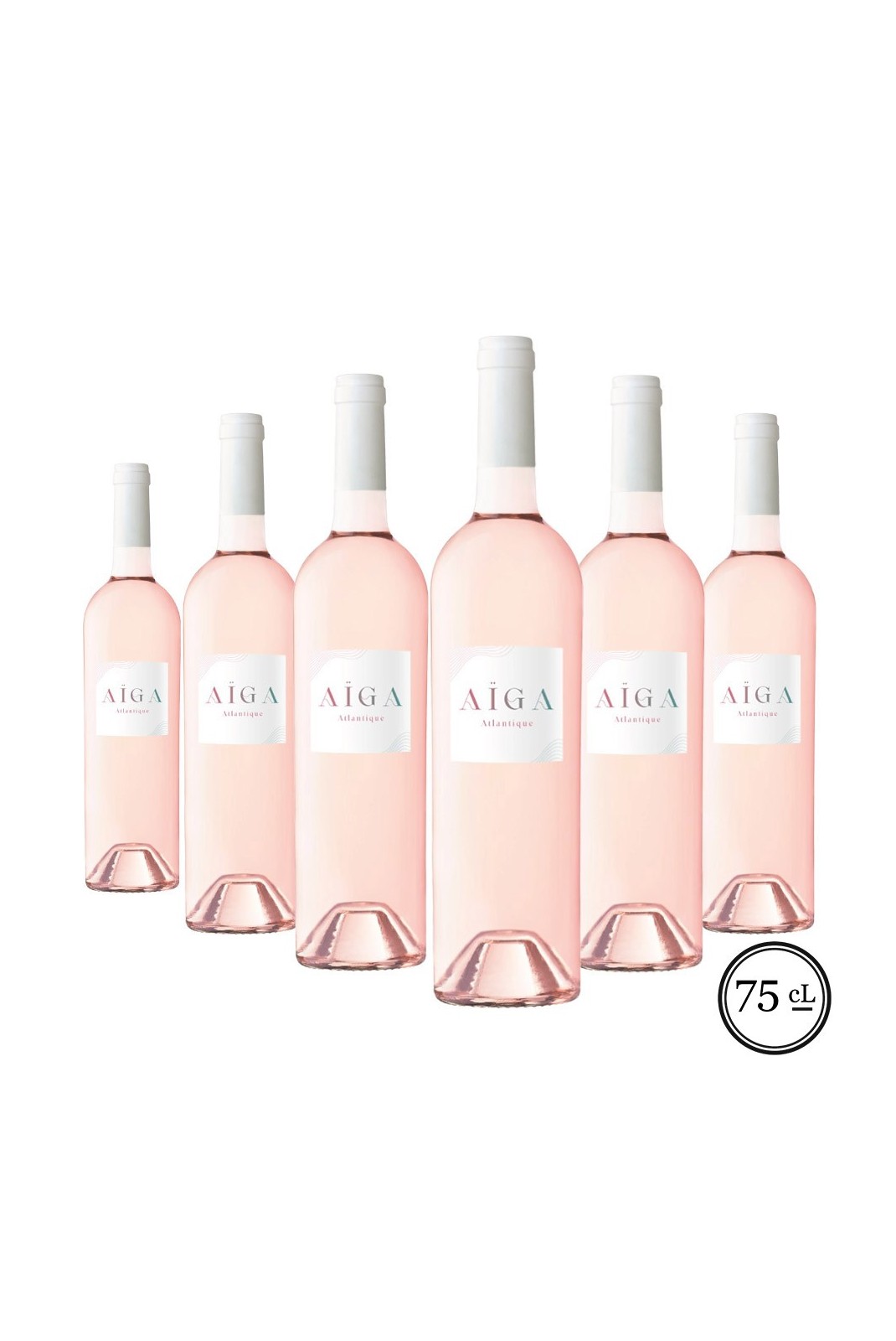 Aiga rosé Les Vignerons de Tutiac Atlantique IGP - Rosé - 2023 - 0.75 L - x6