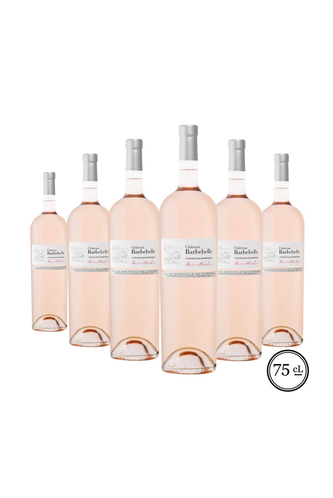 Cuvée Madeleine Rosé Château Barbebelle Côteaux d'Aix en Provence AOP - Rosé - 2023 - 0.75 L - x6