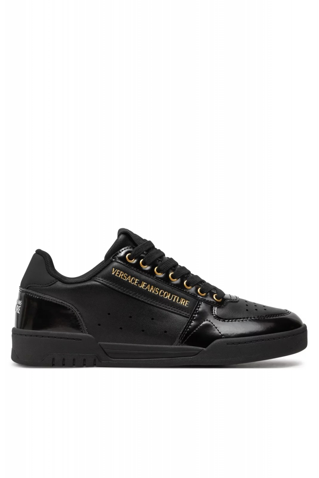 Sneakers basses cuir Brooklyn Versace Jeans 899 BLACK  77YA3SD4 ZP349