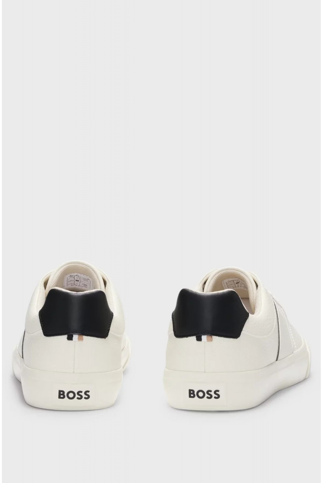 Sneakers cuir PU Aiden Hugo boss 101 white 50522833