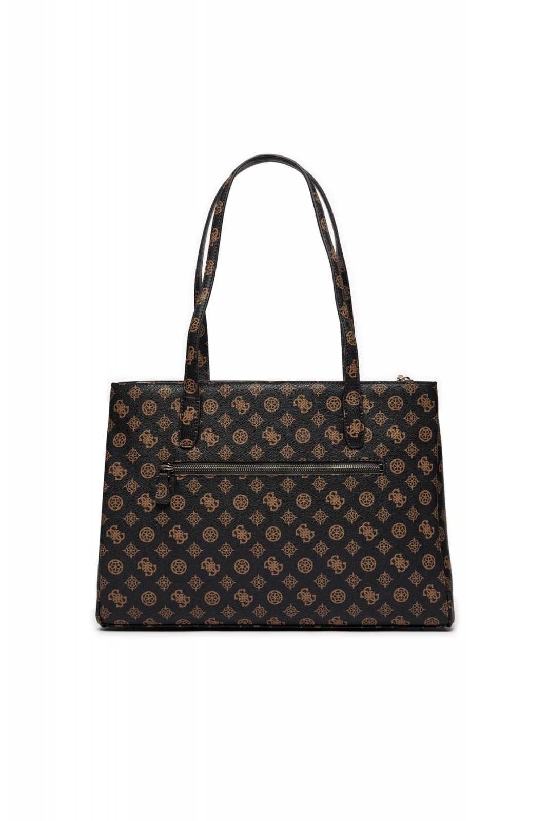 Sac cabas + porte monnaie Power play Guess jeans BROWN LOGO HWQG90 06230