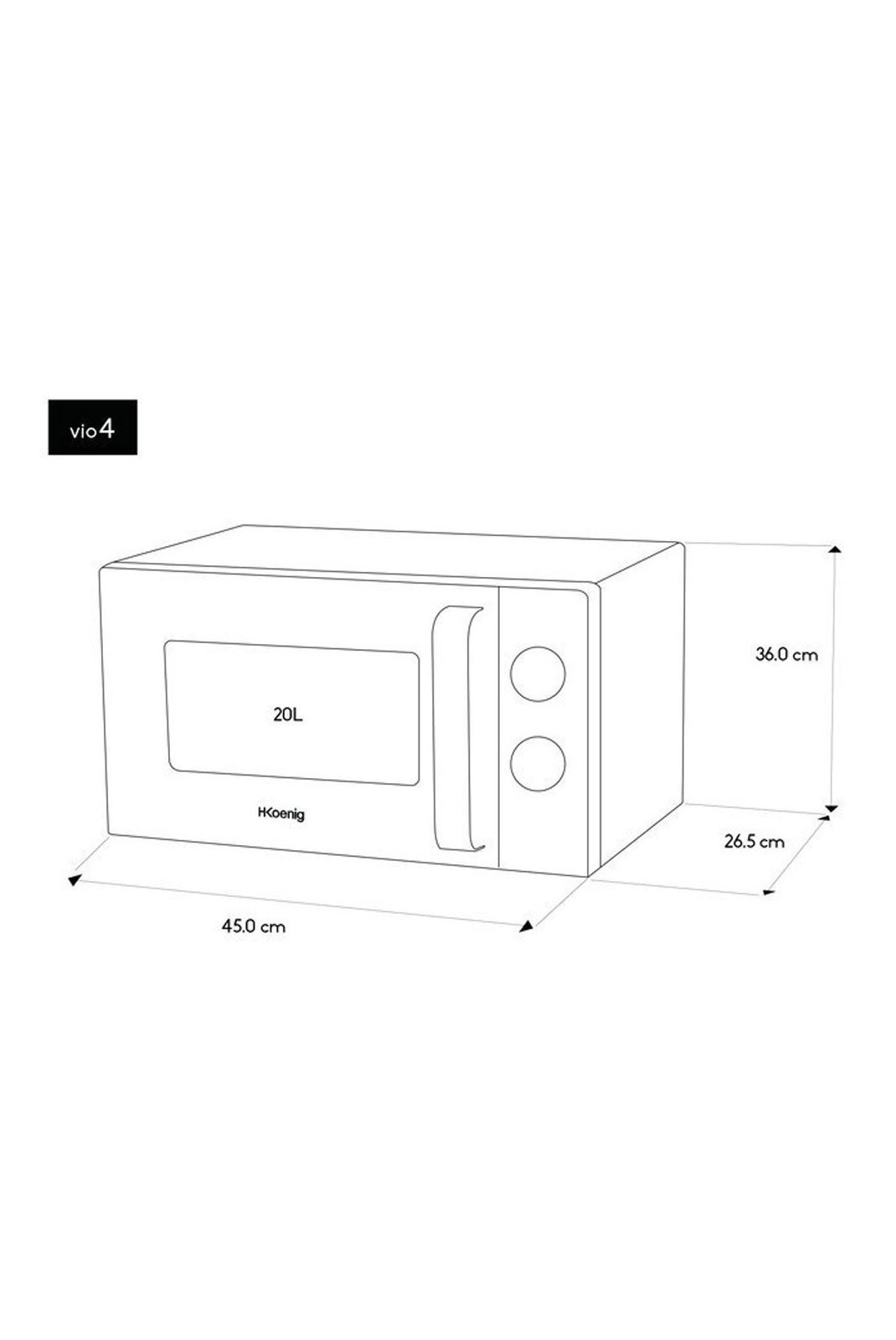 Micro-Ondes - H.KOENIG - VIO4