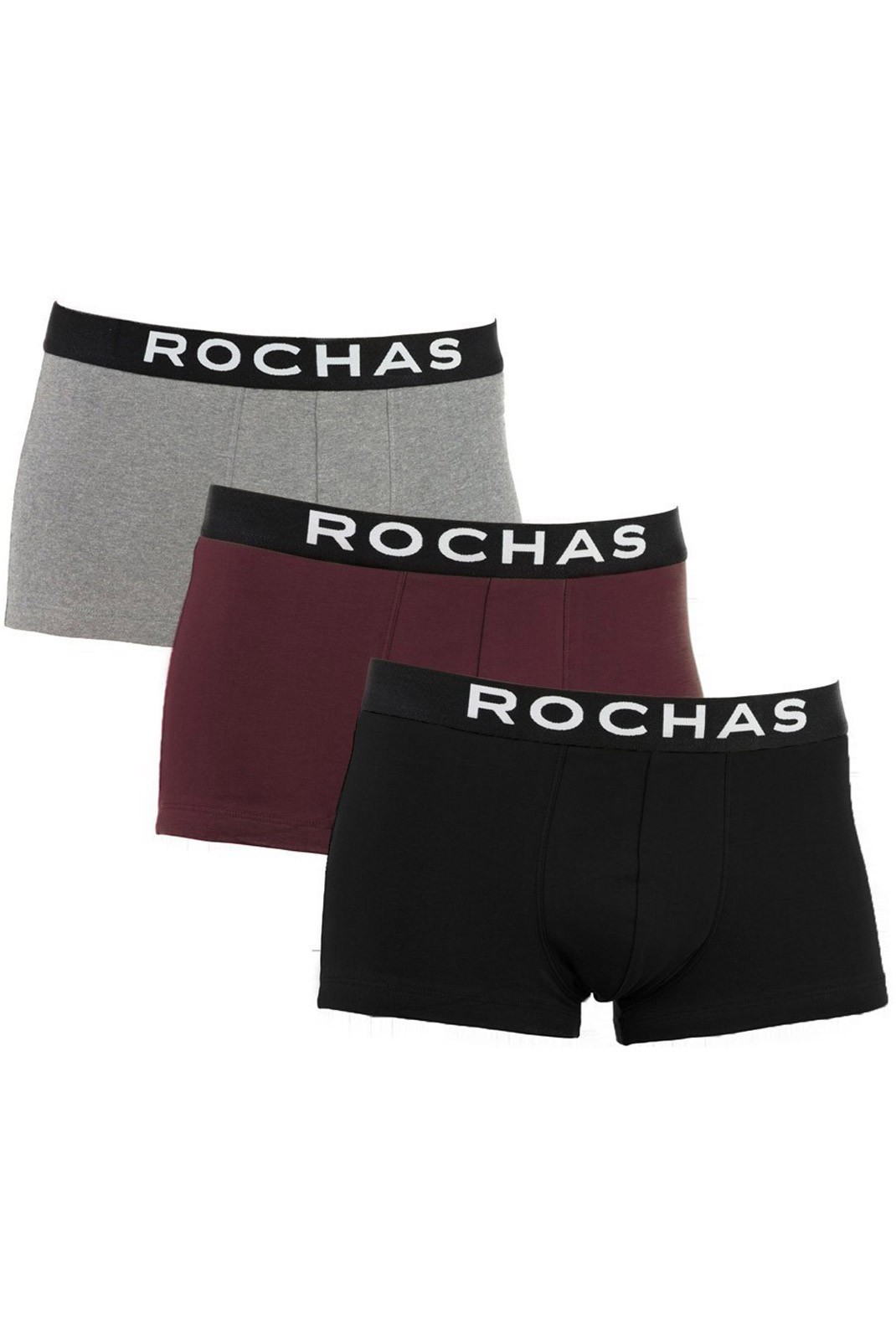 Boxer x3 - ROCHAS - Bordeaux + Deep Grey - 2230-338_03