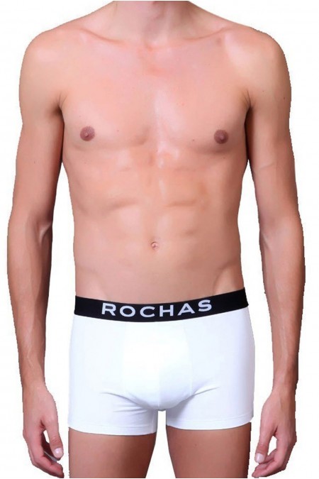 Boxer - ROCHAS - White - 8089-05