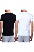 T-shirt x2 - ROCHAS - Black + White - 8094-02_02