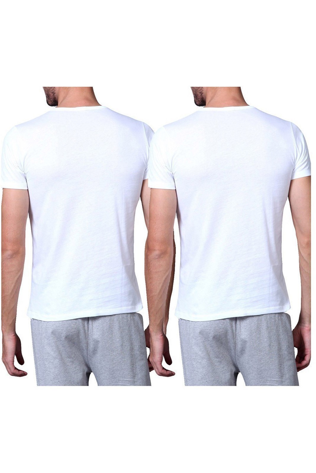 T-shirt x2 - ROCHAS - White - 8205-05_02