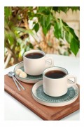 Set de tasses à thé (12 pièces) - CTKCAYSTACKABLE20789980012 - White/Green - 275KRM1869