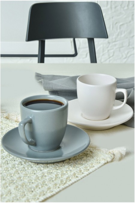 Ensemble de tasses à café (4 Pièces) - X00015714 - Matte Green / White - 275KRM2220